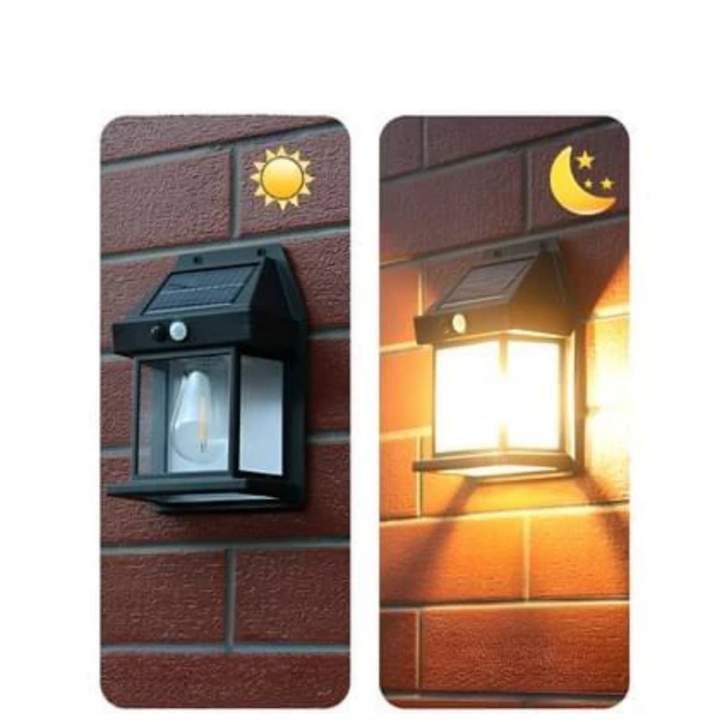 Đèn Năng Lượng Mặt Trời BK-888 Cảm Biến Ánh Sáng Tự Động Bật Tắt - 3 Chế Độ - Sáng Vàng