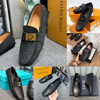 Giầy moca da Hermess da cao cấp , giầy lười LV cho nam mẫu mã đa dạng full box [video + ảnh tại shop Monaco online ]