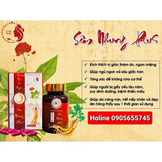 [CHÍNH HÃNG 100% ] TĂNG CÂN SÂM NHUNG PLUS  dùng 1 tháng 60 viên