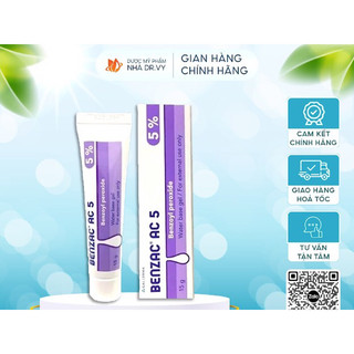 Kem giảm mụn benzac ac 5% - chính hãng