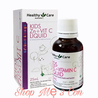 Siro kẽm zinc healthy care úc 25ml