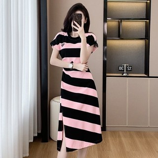 Đầm body thun sọc cao cấp