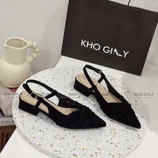 Giày Slingback Nơ Thắt g0475
