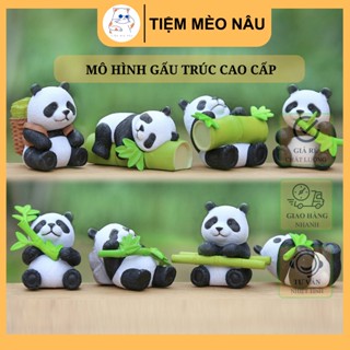 Mô Hình Gấu Trúc, Gấu Panda Dễ Thương  Decor Bàn Làm Việc, Tiểu cảnh, Terrariums, Quà Tặng, fubao