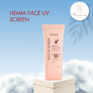 Kem chống nắng hemia nâng tone kiềm dầu spf50++++ 50ml hemia makeup sunscreamm