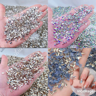 Đá khối mini chân bằng làm nail sét 100 viên
