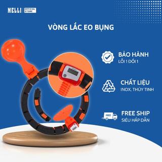 Vòng lắc eo tập bụng melli có đếm số thông minh hỗ trợ giảm mỡ bụng, eo thon