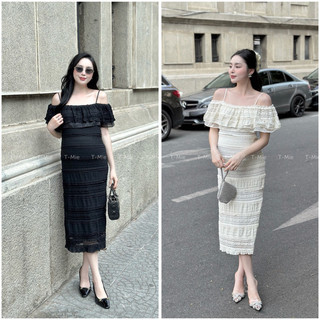 T-mie | đầm bầu thiết kế ren xinh xắn công sở đi tiệc đẹp ,md4930