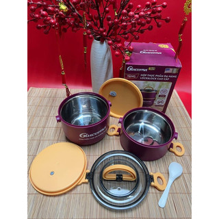 Hộp đựng cơm Lock & Lock 2 ngăn (Quà tặng Glucerna)