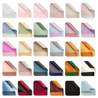 1 xấp 20 tờ giấy gói hoa 2 mặt 2 màu.