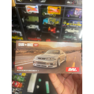 mô hình xe Nissan Skyline GT-R R33 DAI33 V1 Kaido House KHMG097 chính hãng MiniGT #097 tỉ lệ 1:64
