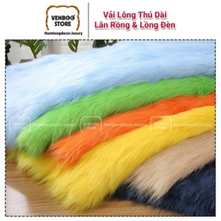 🐉 Vải Lông Thú may Đầu Lân Đầu Rồng quần áo Lân múa lân ngày tết | Vải lông làm lồng đèn Trung Thu | Lân Sư Rồng 5080