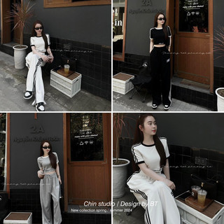 SET BỘ QUẦN XUÔNG CHẠY SỌC (sẵn hàng trắng M)