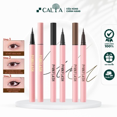 Bút Kẻ Mắt Nước Pinkflash Chống Nước, Lâu Trôi - Pinkflash Waterproof Easy Eyeliner PF-E01 30g