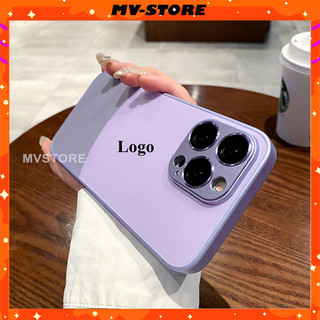 Ốp lưng nhám chống vân tay kết hợp viền dẻo cho 15 promax 15 14 13 Pro MAX 14 Plus 12 11 Pro MVSTORE