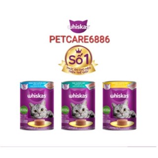 Pate mèo lon whiskas 400g thức ăn dinh dưỡng cho mèo