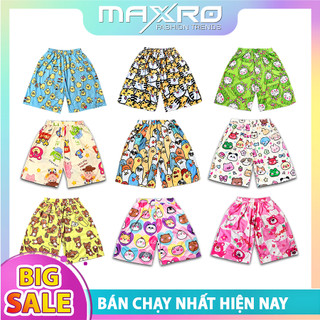 Quần đùi hoạt hình form rộng unisex nhiều mẫu xinh mới