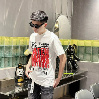 Áo Thun DSQ Caten Twins cực chất cháy phố. áo phông cộc tay vải cottone co giản hai chiều unisex