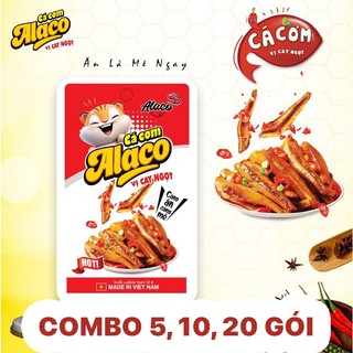 [Combo 10 Gói] Cá Cơm Vị Cay Ngọt ALACO - Hàng Việt Nam - Có Chứng Nhận VS ATTP