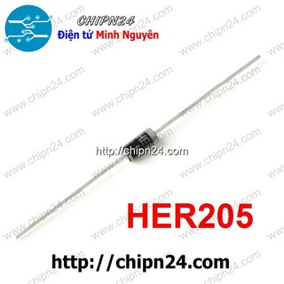 Diode her205 dip 2a 400v