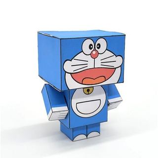 Mô hình giấy 3d nhân vật - doraemon / chú mèo robot