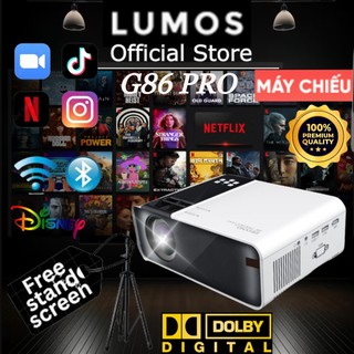 Máy chiếu g86 máy chiếu mini thông minh cầm tay 6000 lumen 4k hd 1080p wifi bluetooth máy chiếu usb usb