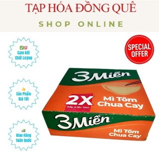Một thùng mì 3 miền tôm chua cay