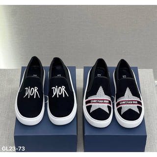 Giầy Slipon  nhung da lộn chữ thêu kèm video thật tại shop