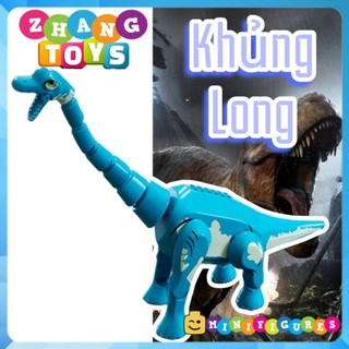 Đồ chơi Xếp hình Khủng long cổ dài Brachiosaurus trong công viên kỷ Jura Jurassic Park Minifigures Kopf KF826