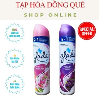Xịt thơm phòng glade hoa oải hương/hương hoa 280ml
