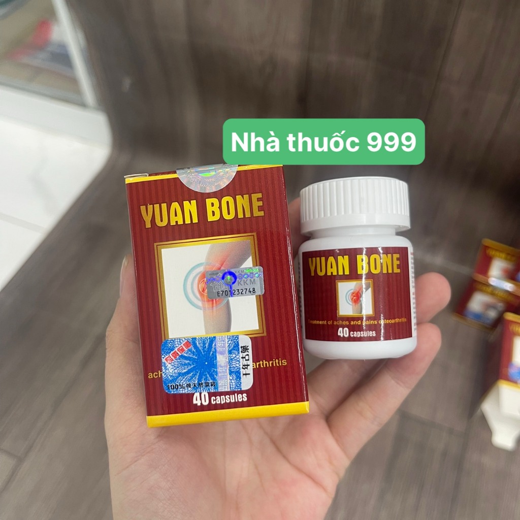 Viên uống xương khớp Yuan Bone ( hộp 40 viên) Hàng 3 Tem