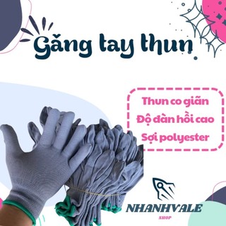 Găng tay thun co giãn đàn hồi màu xám