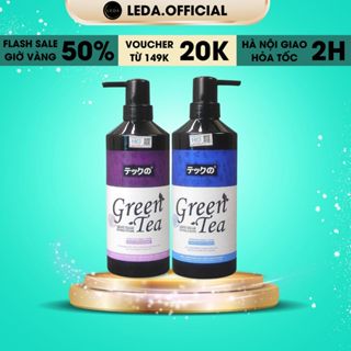  Dầu gội GREEN TEA MEIKI bản dưỡng sâu phục hồi Dầu gội xả Meiki trà xanh 780ML 