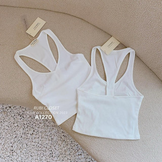 Áo Ba Lỗ Nữ Hở Lưng Cá Tính Basic - Ảnh Thật