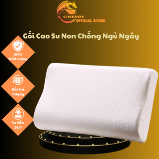 Gối Cao Su Non ZARA HOME Cho Người Lớn, Chống Ngáy Ngủ, Đau Mỏi Cổ Vai Gáy, Hỗ Trợ Thoái Hóa Đốt Cống Cổ (Cherry Store)
