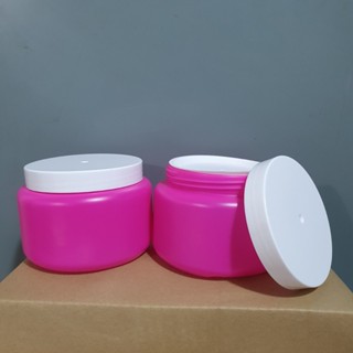 Hủ nhựa đựng kem body mẫu mới 400g, thân đủ màu, nắp đen, nắp trắng, CÓ NẮP LÓT