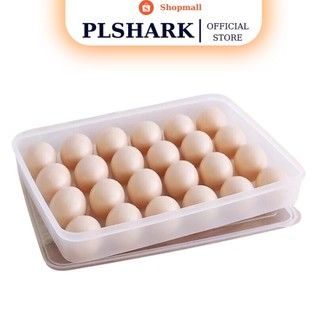 Hộp đựng trứng 24 quả có nắp đậy nhựa Việt Nhật - Khay bảo quản trứng không bị vỡ cực kỳ chắc chắn 