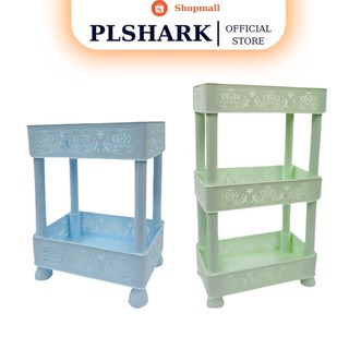 Kệ chữ nhật 2 tầng, 3 tầng chất liệu nhựa Việt Nhật đa năng để kệ phòng tắm, nhà bếp đựng gia vị, chén bát 