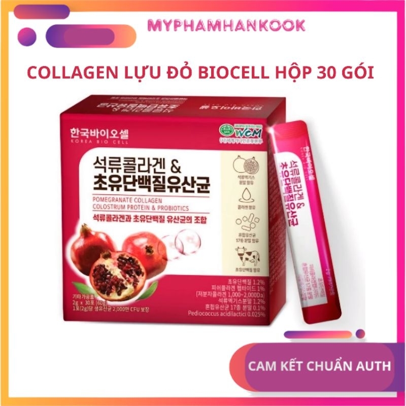 Collagen lựu Biocell Hàn Quốc