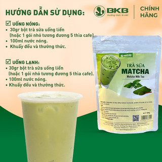 Bột trà sữa pha sẵn BKB các vị 500g