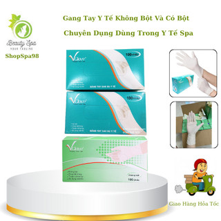 Gang tay y tế không bột và có bột . chuyên dùng trong y tế spa.