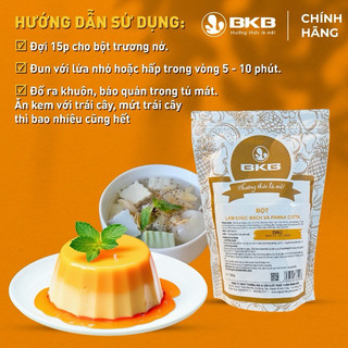 Bột làm Khúc bạch và Panna cotta BKB
