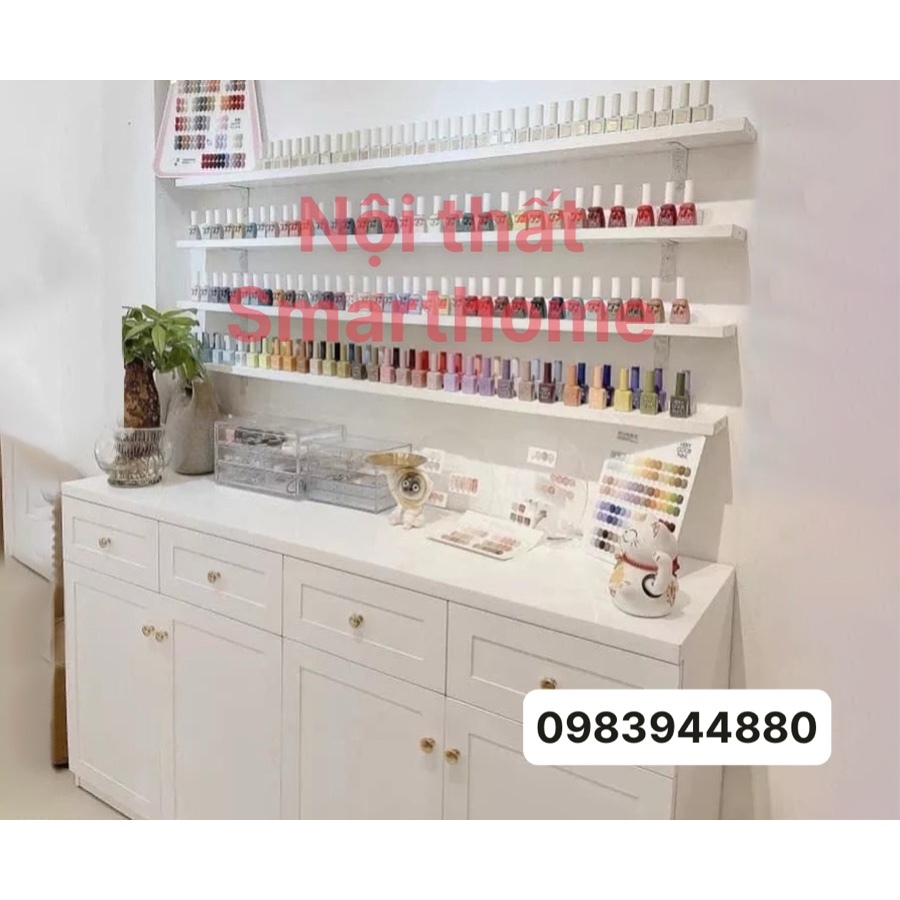 Kệ nail gỗ thái lan chống ẩm