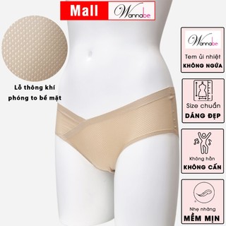 Quần lót su WANNABE QLT08 quần chíp su không đường may cạp chéo không cấn bụng mông đùi thoải mái
