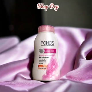 Phấn phủ dạng bột kềm dầu POND's 50g (Phấn hồng - Chai bé KT 3x5x10cm)