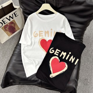 Áo phông tim Gemini chất cotton su túi zip form 40-68kg