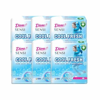 Băng vệ sinh/bvs Diana ban ngày sensi Cool Fresh mát lạnh bạc hà mới 23cm