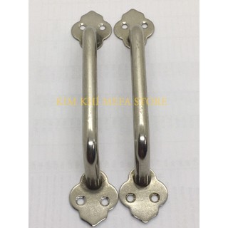 Tay cửa inox hoa - Tay nắm cửa tủ inox đặc