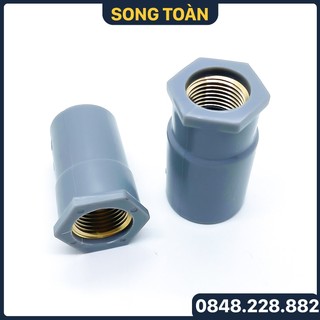 Nối Ren Trong Bình Minh, Đầu Nối Ren Trong Đồng Thau Nhựa Bình Minh 21 27
