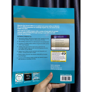 [Thanh lí sách 40%] OBJECTIVE KEY STUDENT’S BOOK/WORK BOOK